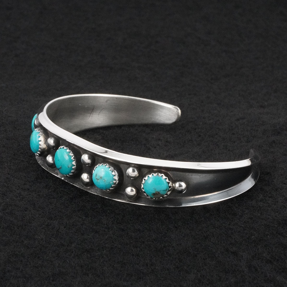 Paul Largo Turquoise & Sterling Silver Bracelet