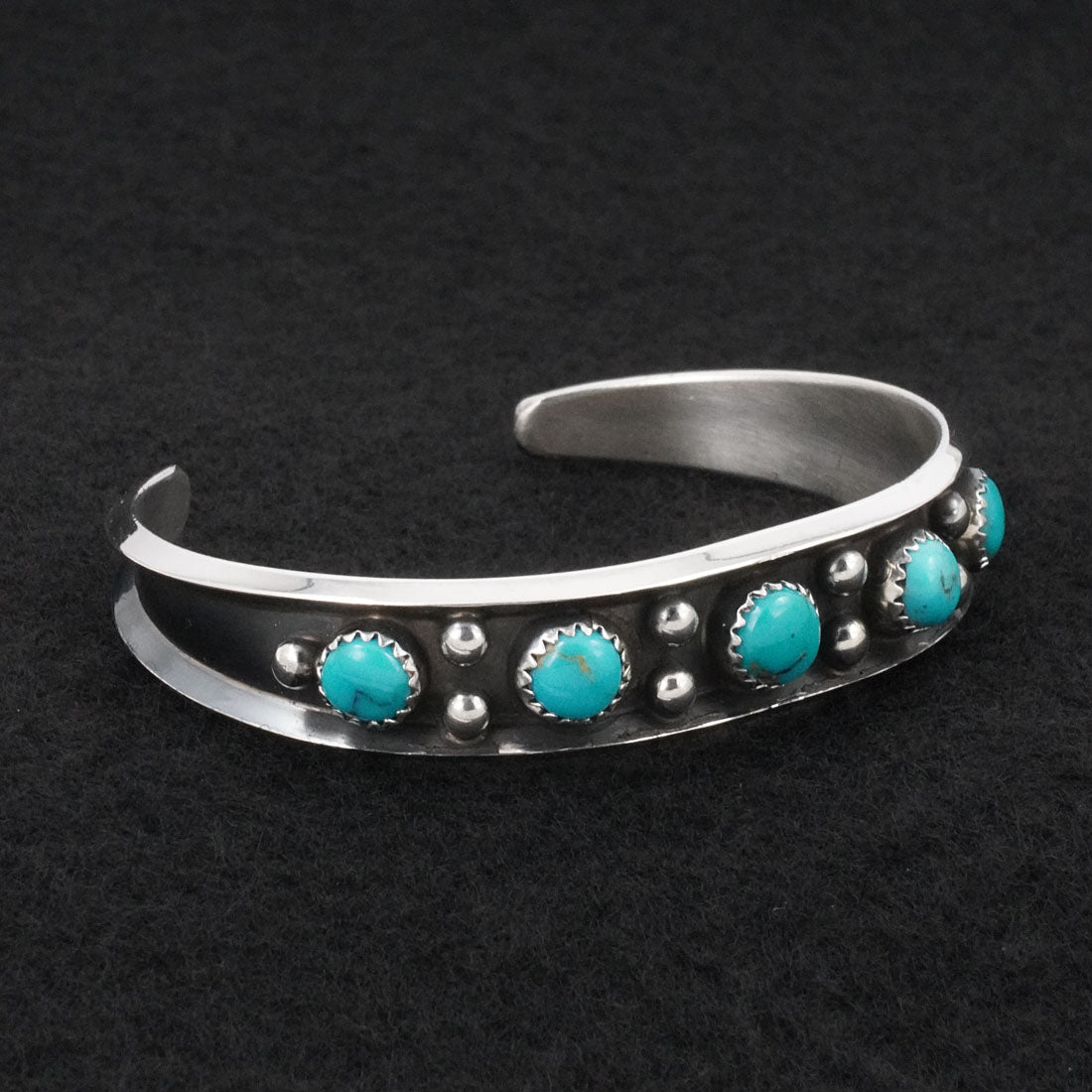 Paul Largo Turquoise & Sterling Silver Bracelet
