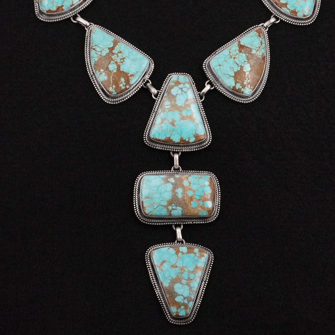 Paul Livingston Turquoise & Sterling Silver Necklace Set