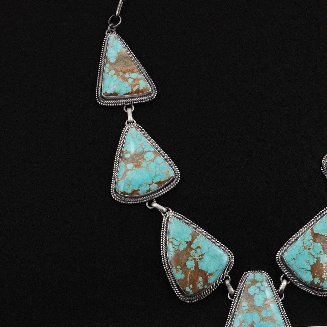 Paul Livingston Turquoise & Sterling Silver Necklace Set