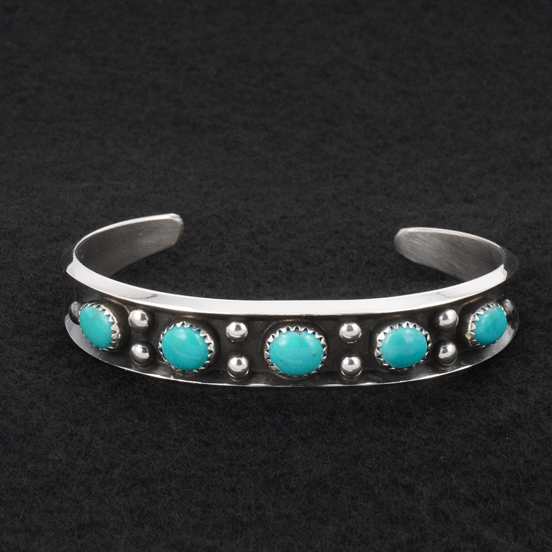 Paul Largo Turquoise & Sterling Silver Bracelet