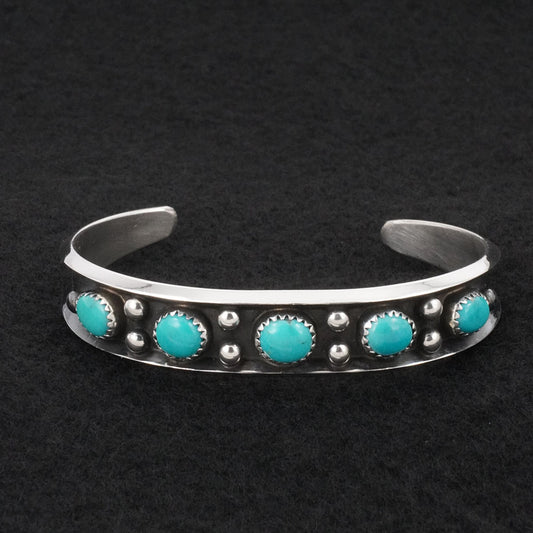 Paul Largo Turquoise & Sterling Silver Bracelet