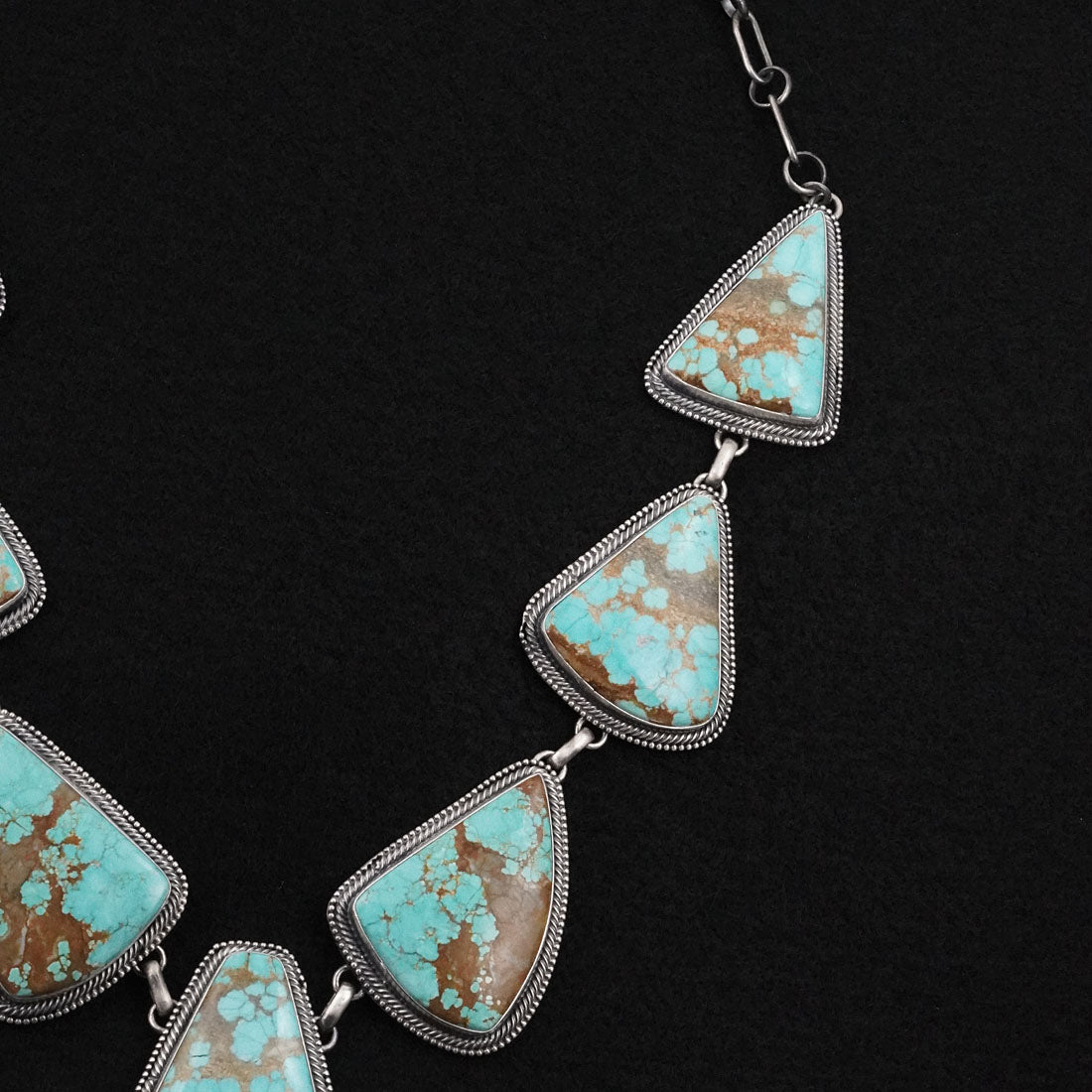 Paul Livingston Turquoise & Sterling Silver Necklace Set