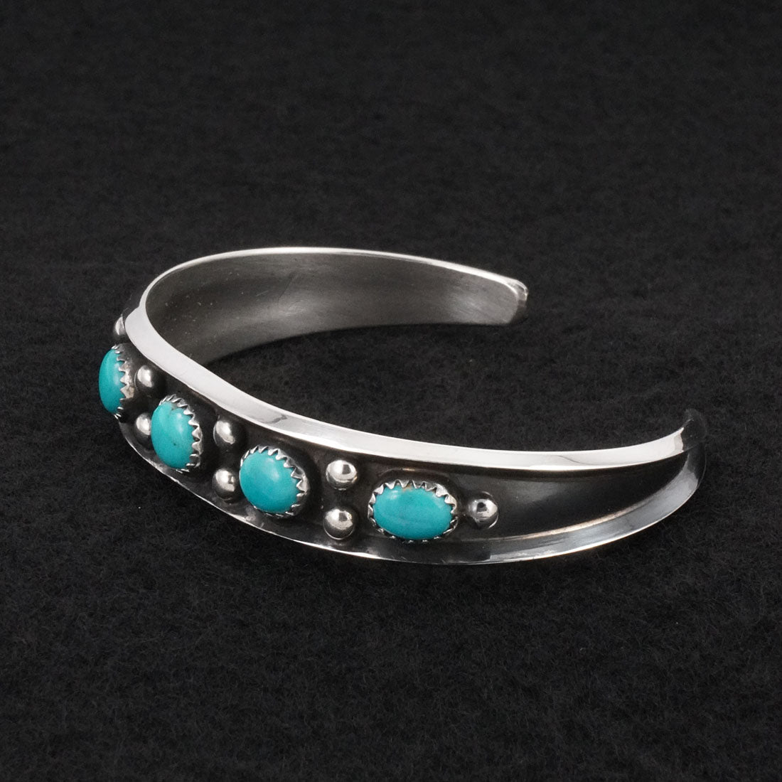 Paul Largo Turquoise & Sterling Silver Bracelet