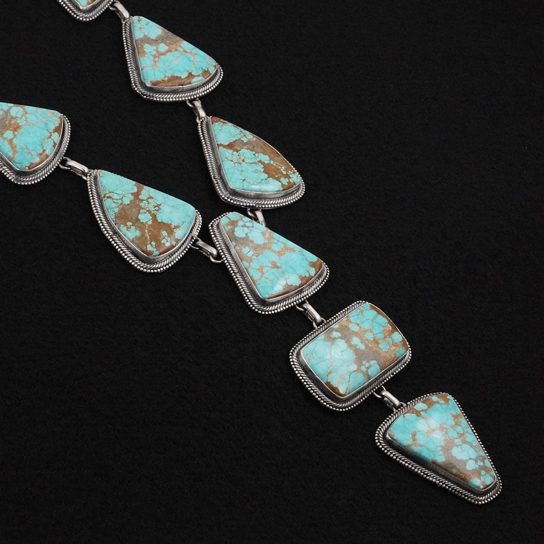 Paul Livingston Turquoise & Sterling Silver Necklace Set