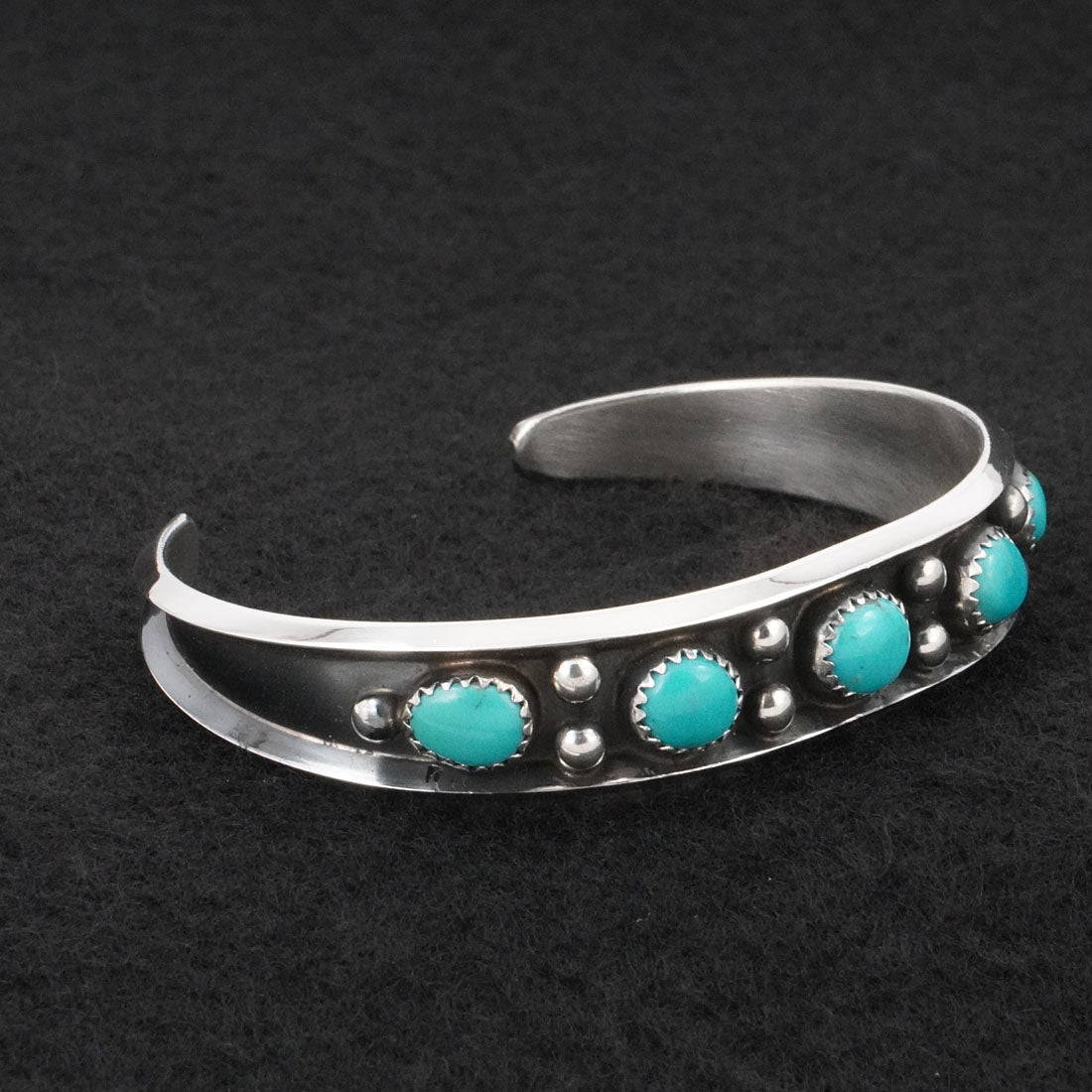 Paul Largo Turquoise & Sterling Silver Bracelet