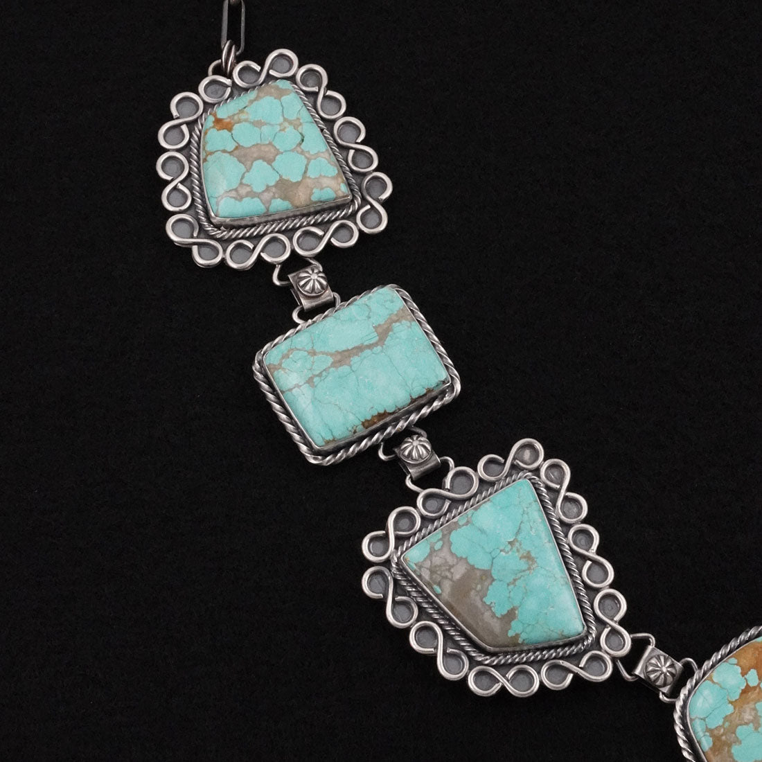 Paul Livingston Turquoise & Sterling Silver Necklace Set