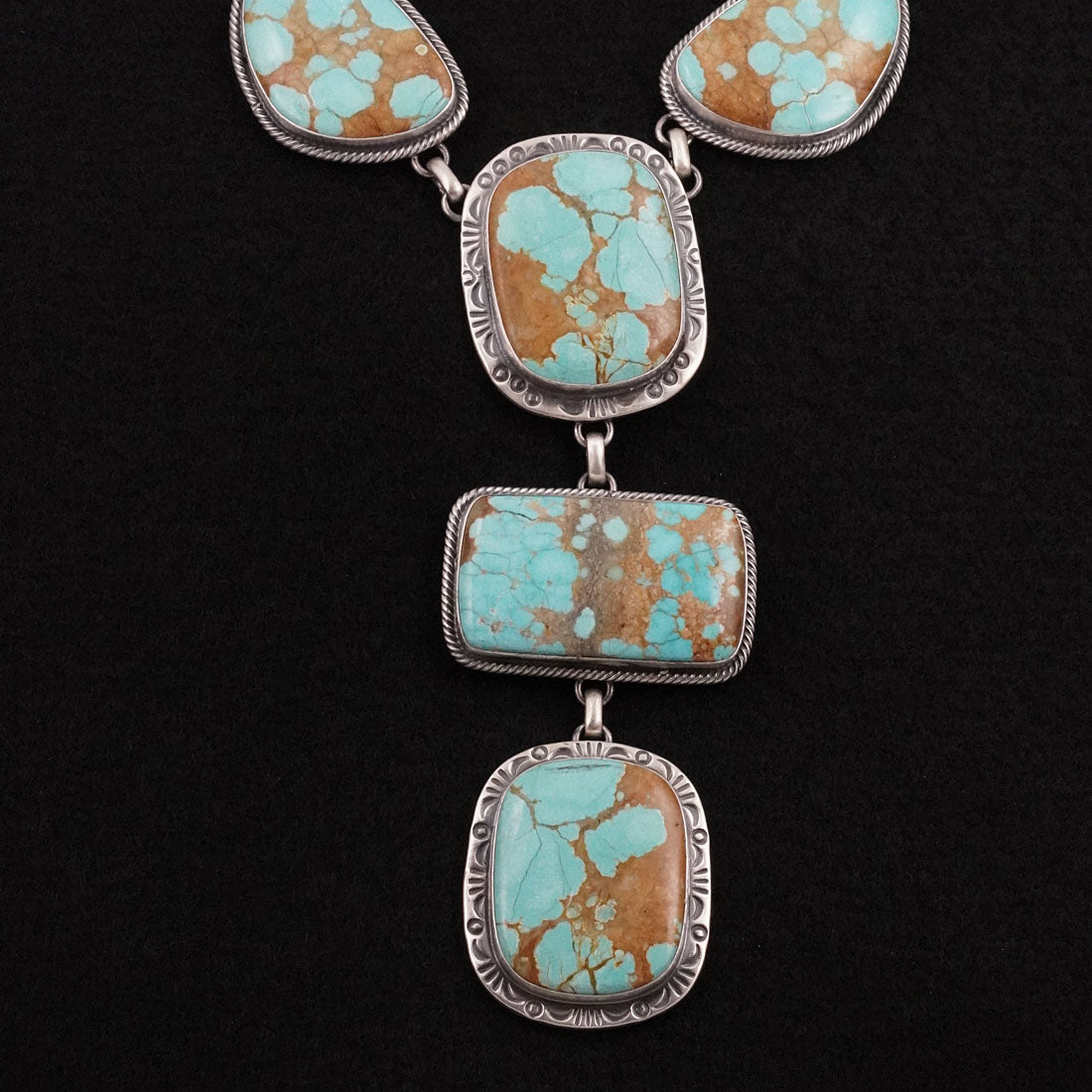 Paul Livingston Turquoise & Sterling Silver Necklace Set