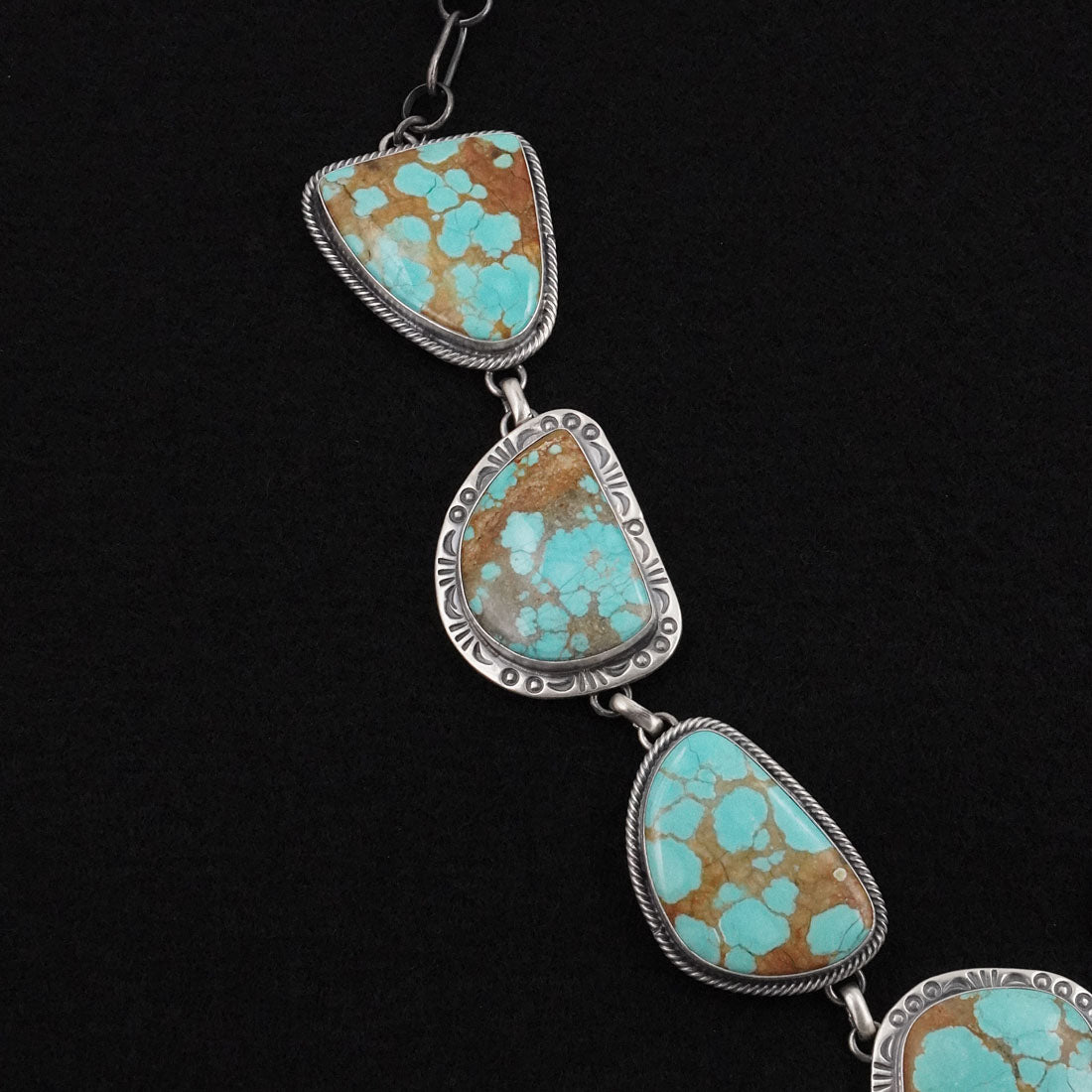 Paul Livingston Turquoise & Sterling Silver Necklace Set