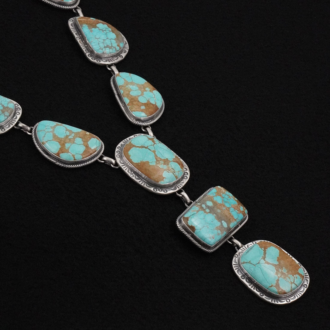 Paul Livingston Turquoise & Sterling Silver Necklace Set