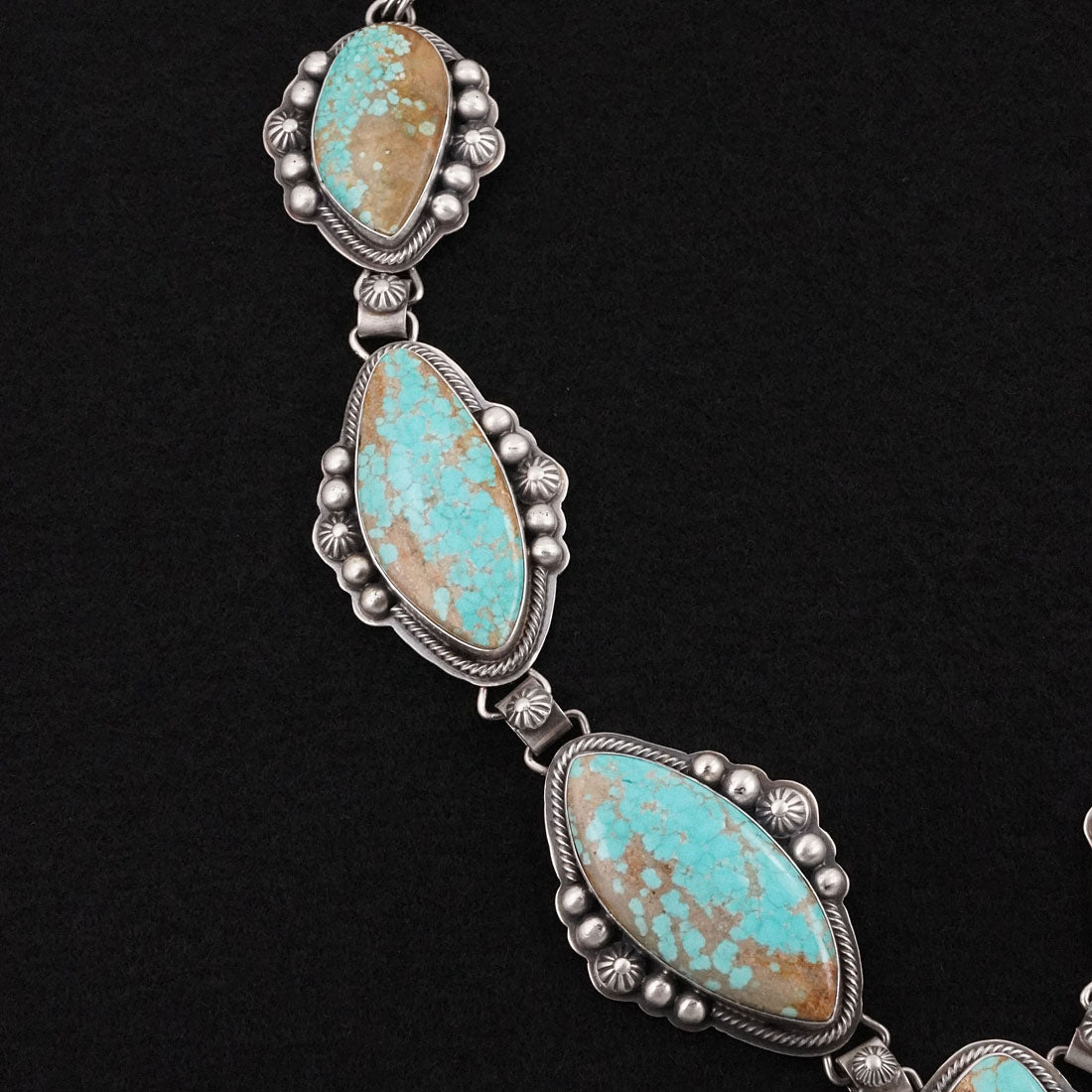 Kathleen Livingston Turquoise & Sterling Silver Necklace Set