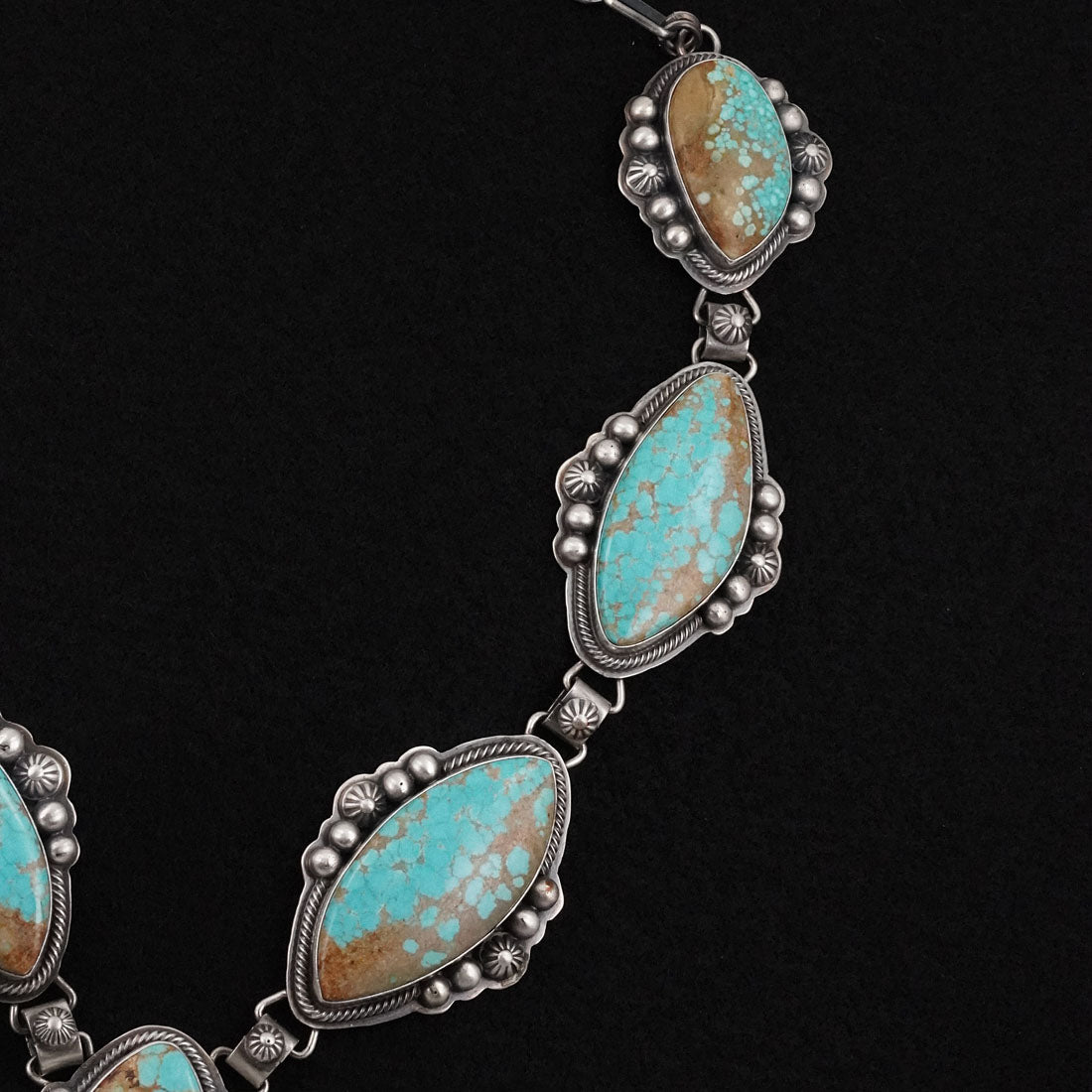 Kathleen Livingston Turquoise & Sterling Silver Necklace Set