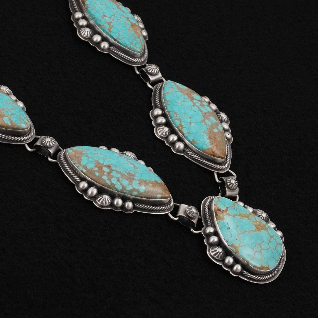 Kathleen Livingston Turquoise & Sterling Silver Necklace Set