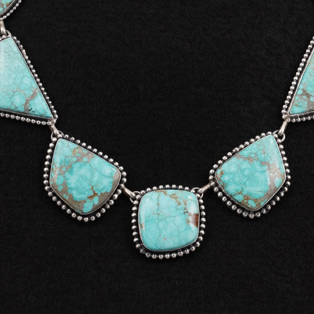 Paul Livingston Turquoise & Sterling Silver Necklace Set