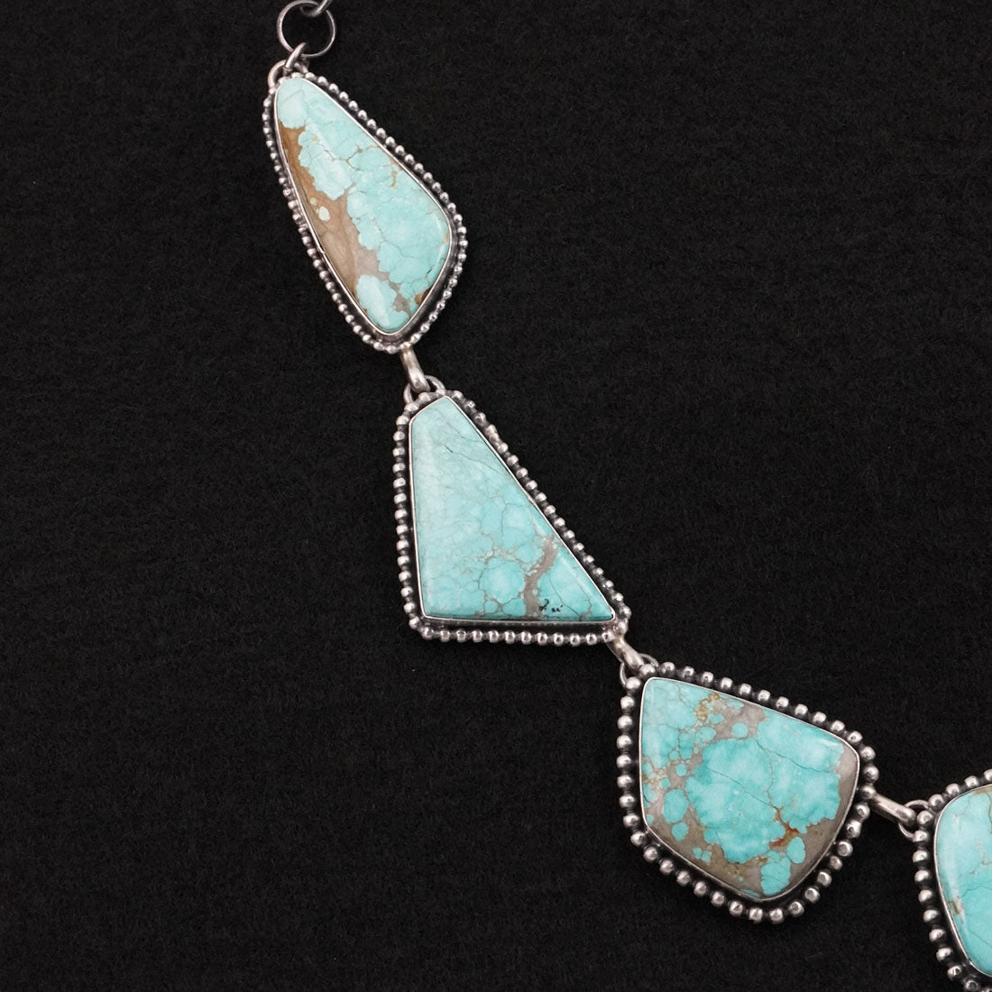 Paul Livingston Turquoise & Sterling Silver Necklace Set