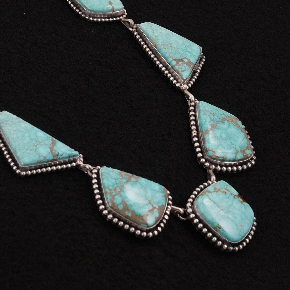 Paul Livingston Turquoise & Sterling Silver Necklace Set
