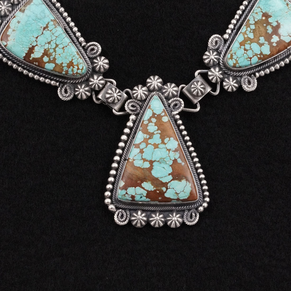 Paul Livingston Turquoise & Sterling Silver Necklace Set