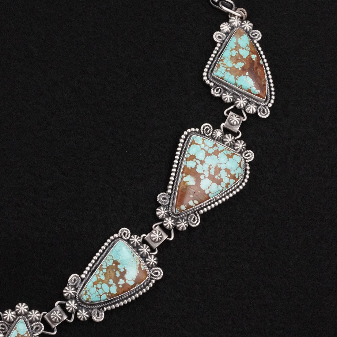 Paul Livingston Turquoise & Sterling Silver Necklace Set