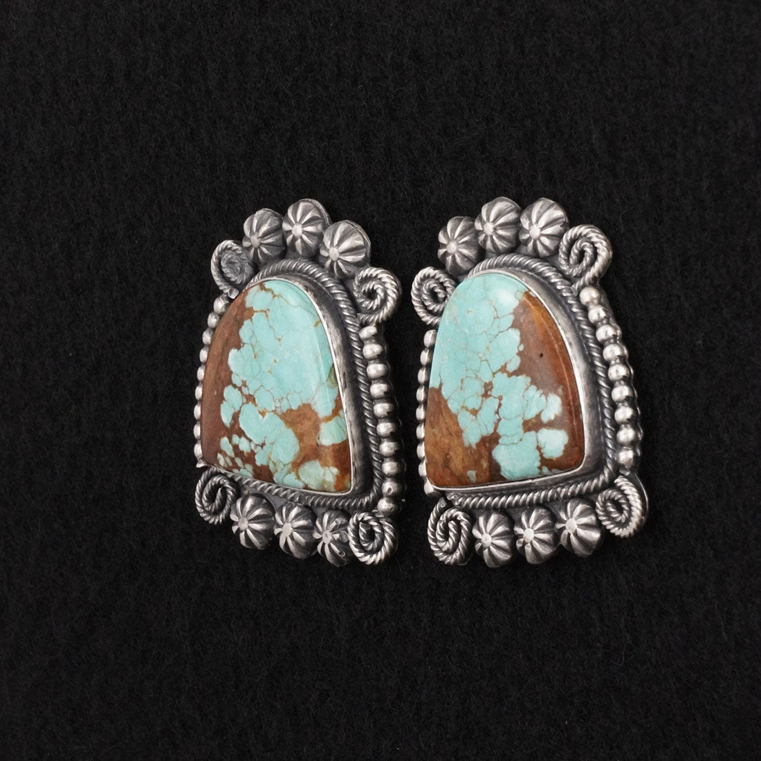 Paul Livingston Turquoise & Sterling Silver Necklace Set