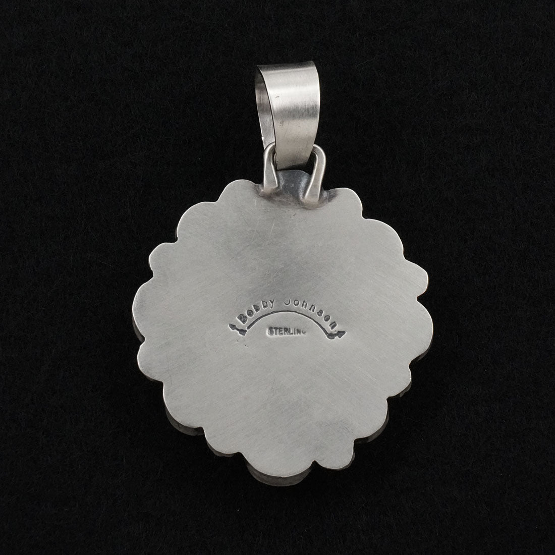 Bobby Johnson Turquoise & Sterling Silver Pendant