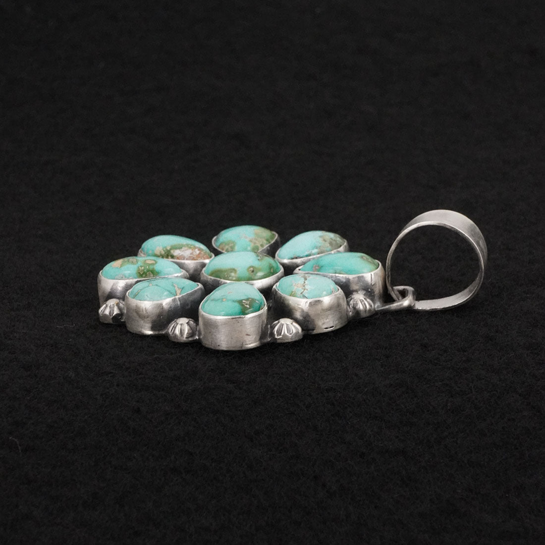 Bobby Johnson Turquoise & Sterling Silver Pendant