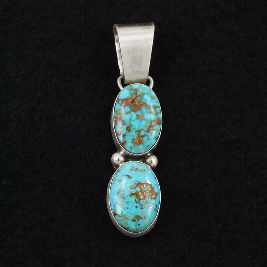 Darrin Livingston Turquoise & Sterling Silver Pendant