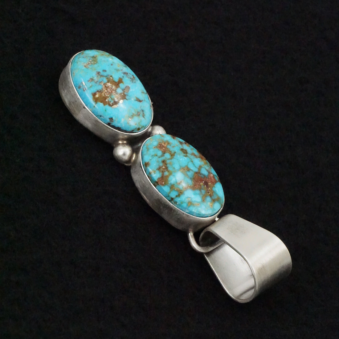 Darrin Livingston Turquoise & Sterling Silver Pendant