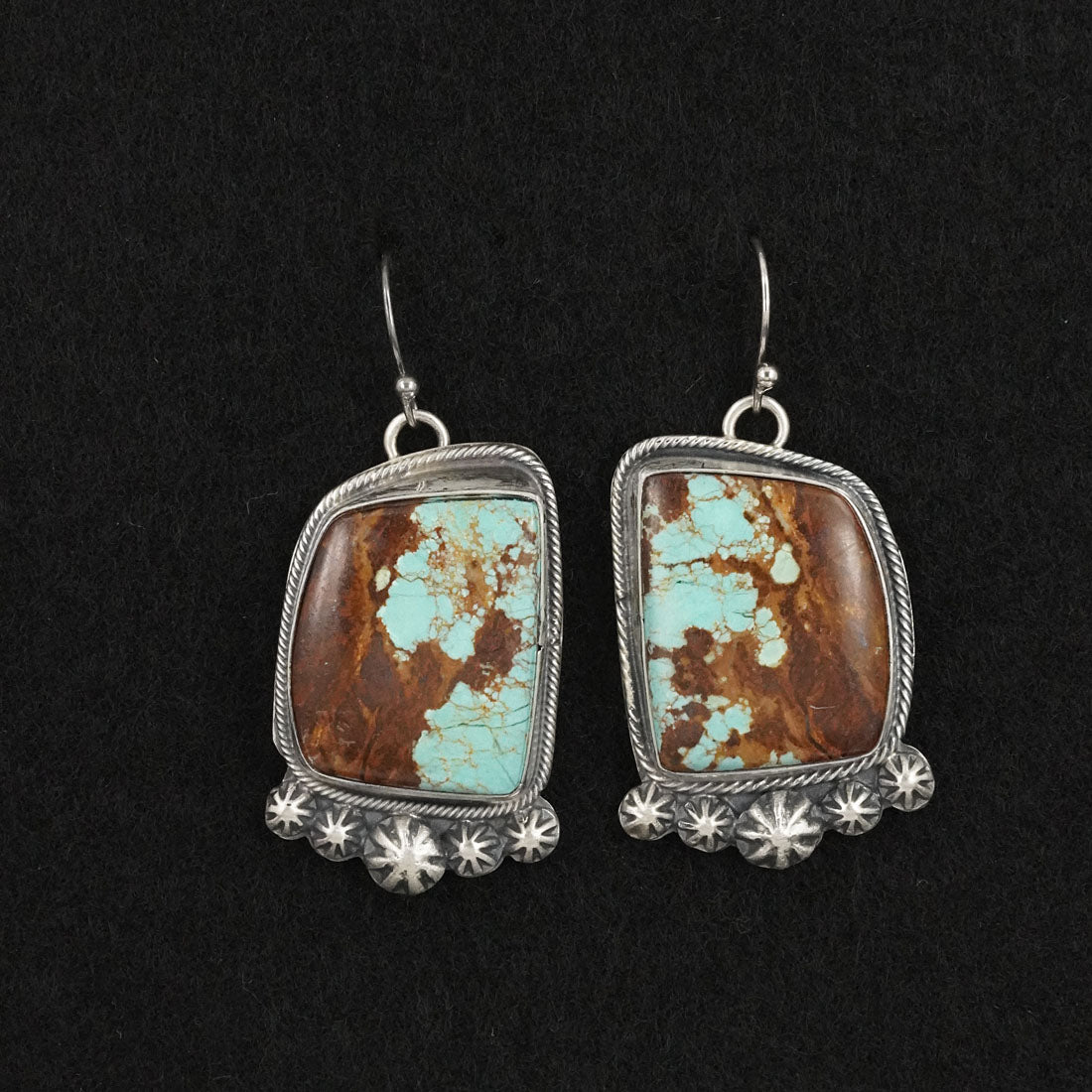 Bobby Johnson Turquoise & Sterling Silver Necklace Set