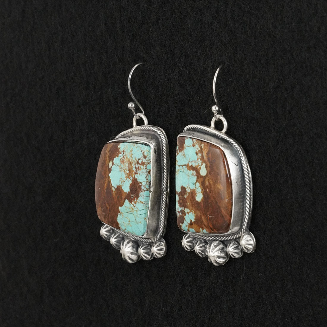 Bobby Johnson Turquoise & Sterling Silver Necklace Set