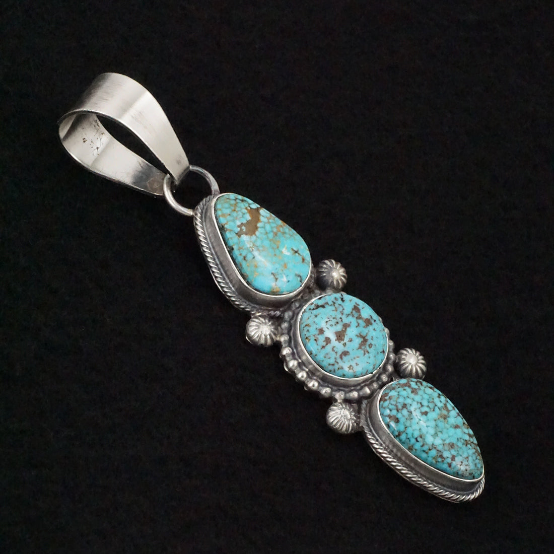 Randy Billy Turquoise & Sterling Silver Pendant