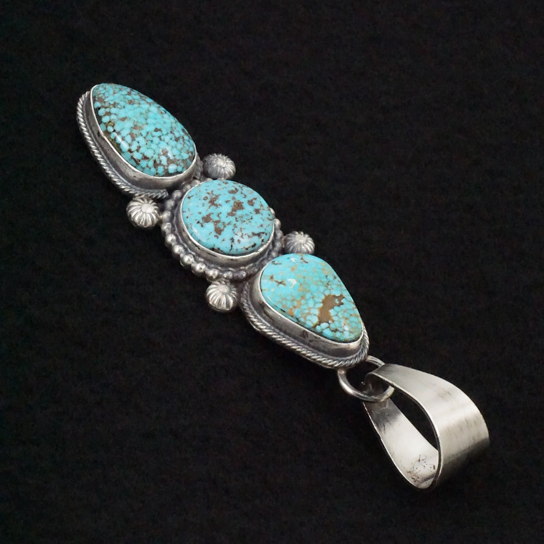 Randy Billy Turquoise & Sterling Silver Pendant