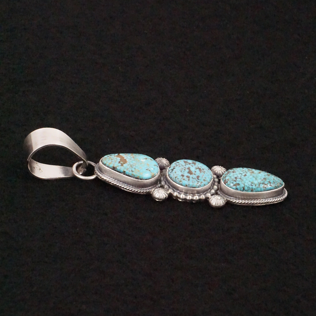 Randy Billy Turquoise & Sterling Silver Pendant