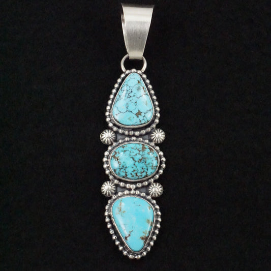 Randy Billy Turquoise & Sterling Silver Pendant