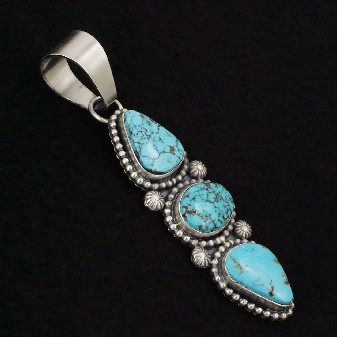 Randy Billy Turquoise & Sterling Silver Pendant