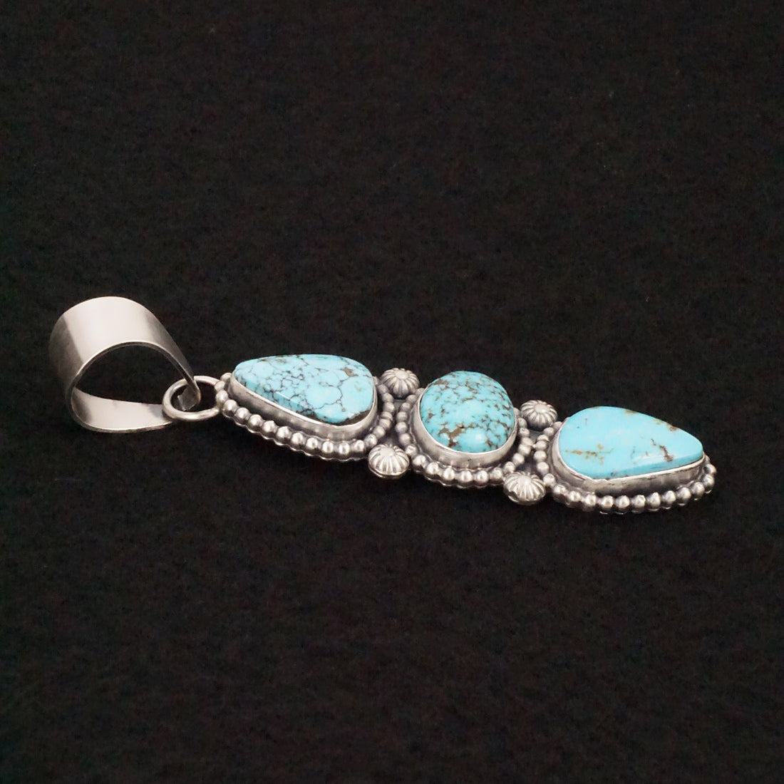 Randy Billy Turquoise & Sterling Silver Pendant