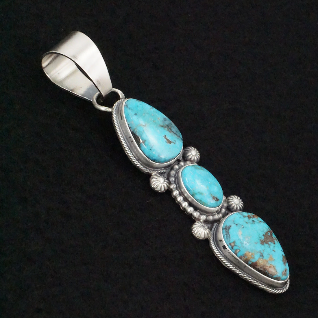 Randy Billy Turquoise & Sterling Silver Pendant