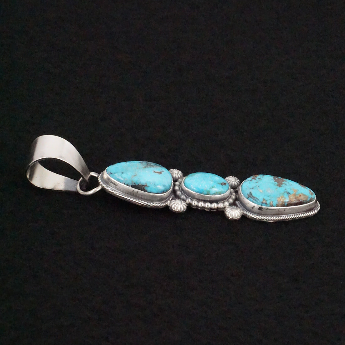 Randy Billy Turquoise & Sterling Silver Pendant