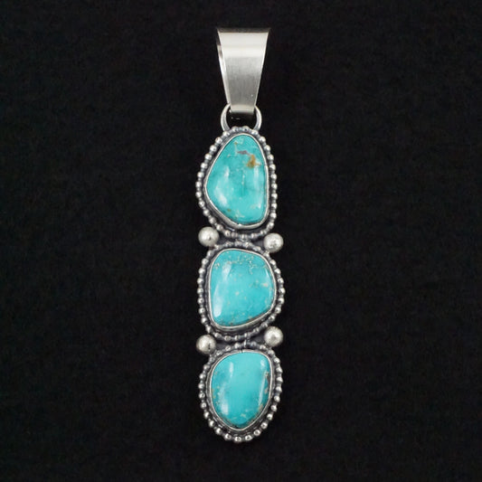 Randy Billy Turquoise & Sterling Silver Pendant