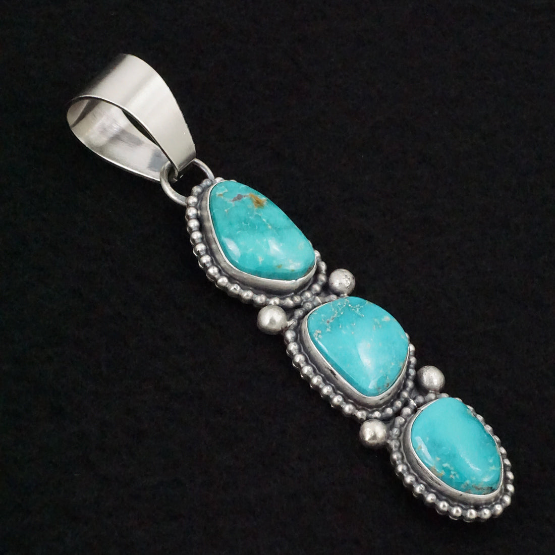 Randy Billy Turquoise & Sterling Silver Pendant