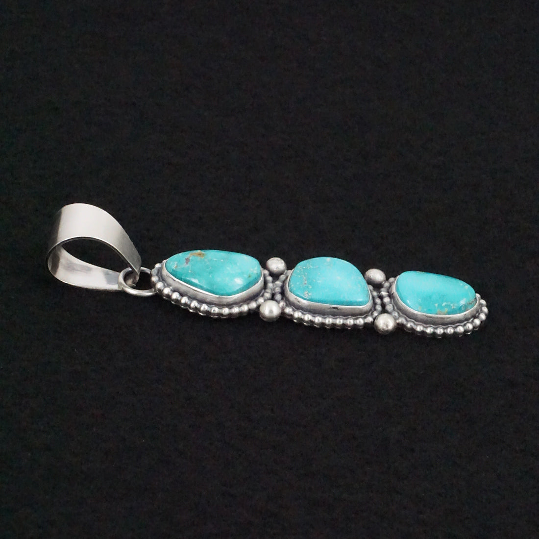 Randy Billy Turquoise & Sterling Silver Pendant