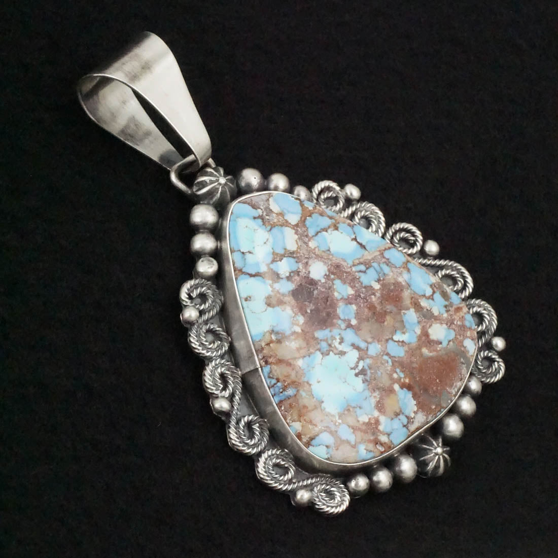 Darrin Livingston Turquoise & Sterling Silver Pendant