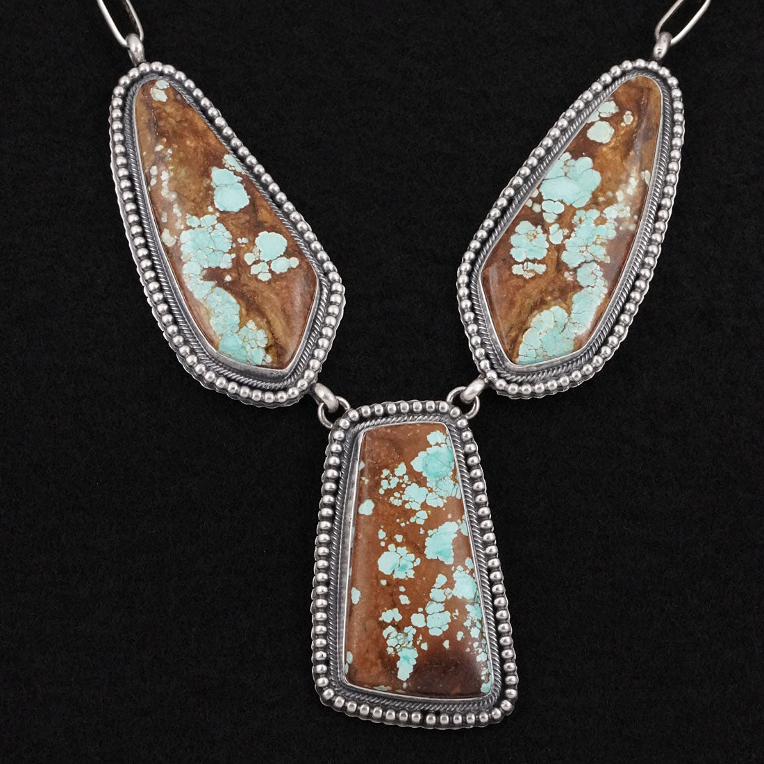 Darrin Livingston Turquoise & Sterling Silver Necklace Set