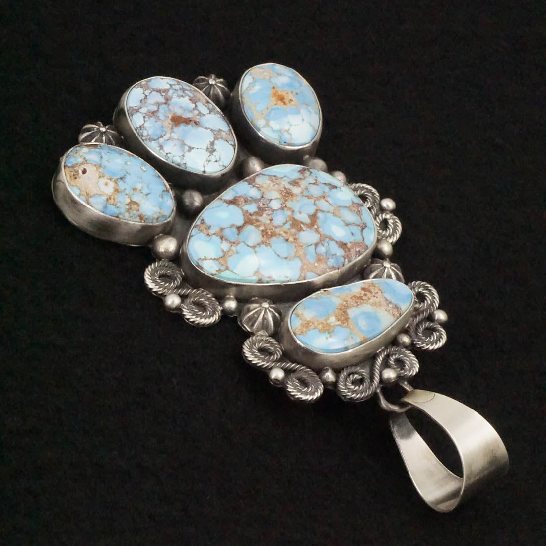 Darrin Livingston Turquoise & Sterling Silver Pendant