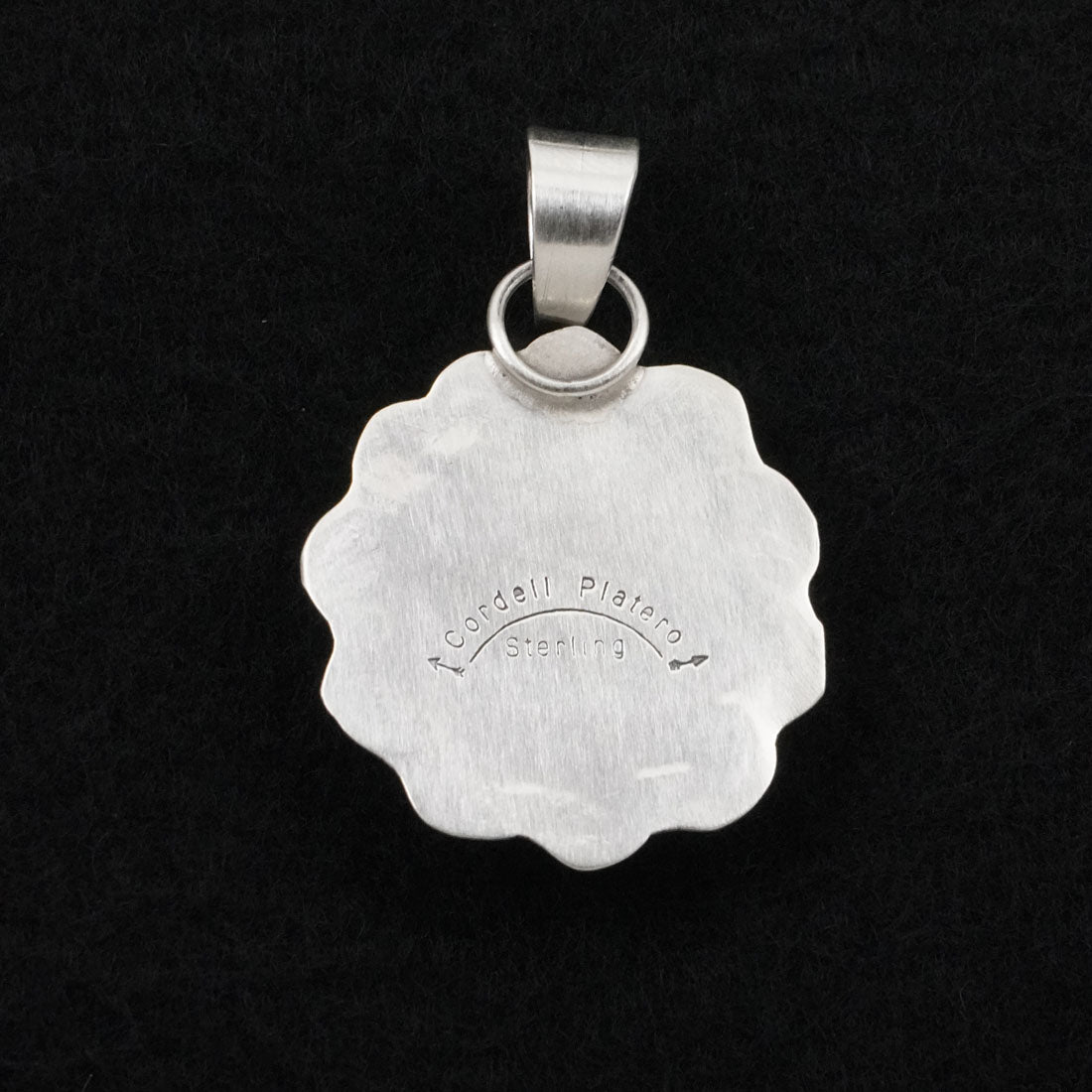 Cordell Platero Turquoise & Sterling Silver Pendant