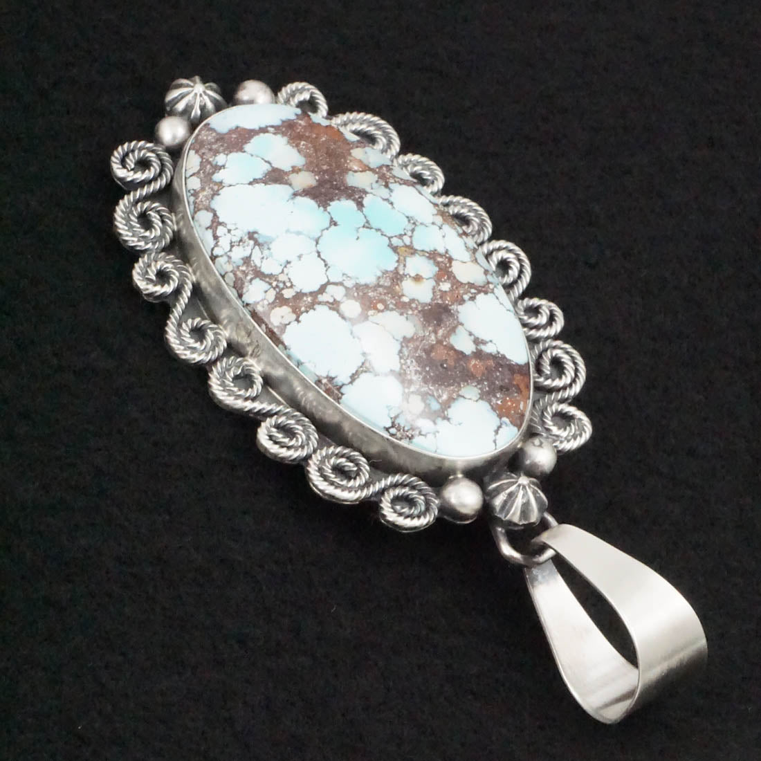 Darrin Livingston Turquoise & Sterling Silver Pendant