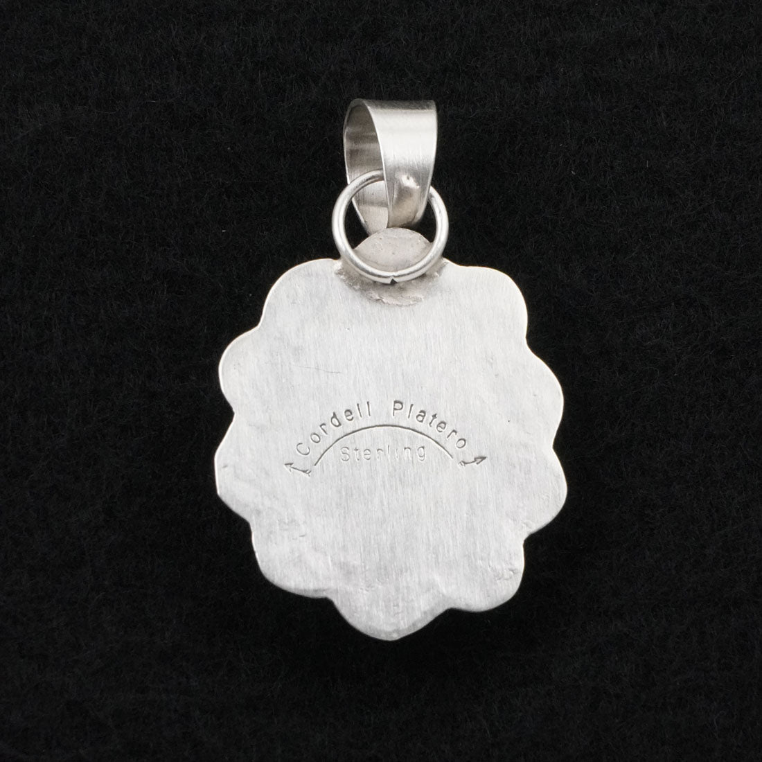 Cordell Platero Turquoise & Sterling Silver Pendant