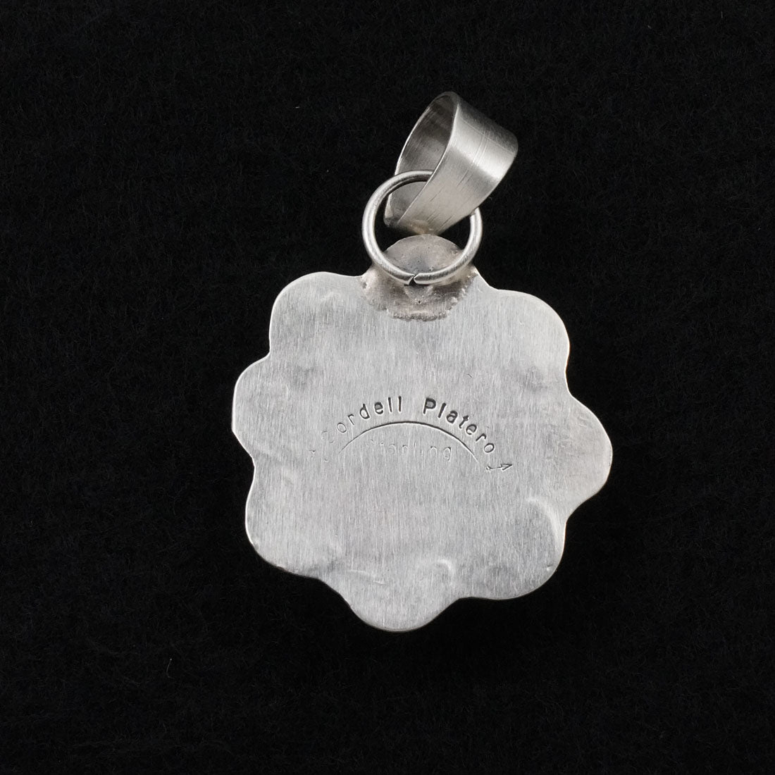 Cordell Platero Turquoise & Sterling Silver Pendant