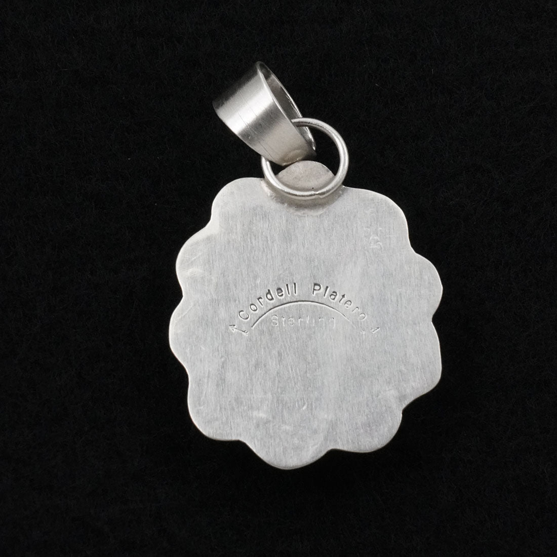 Cordell Platero Turquoise & Sterling Silver Pendant