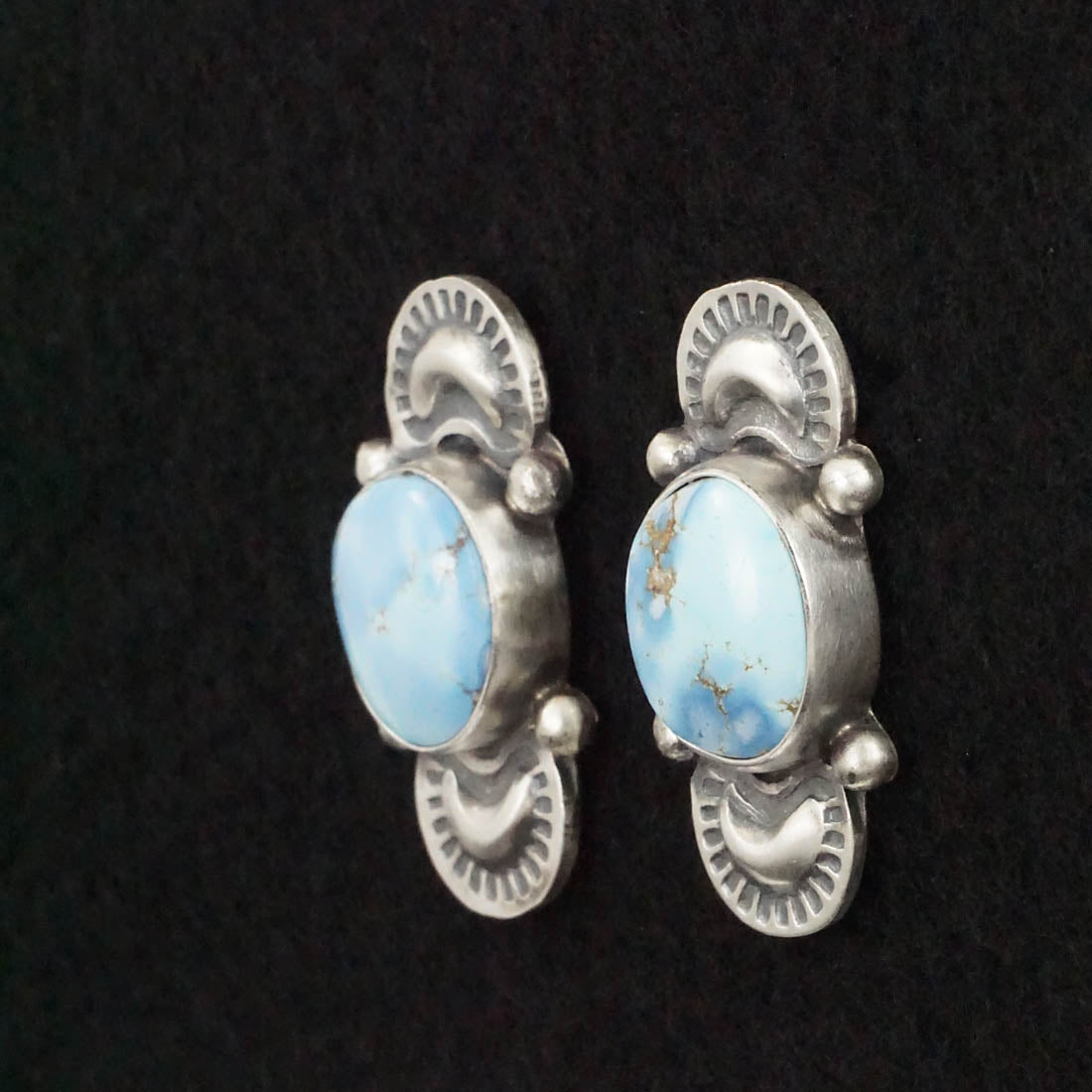 Darrin Livingston Turquoise & Sterling Silver Earrings & Pendant