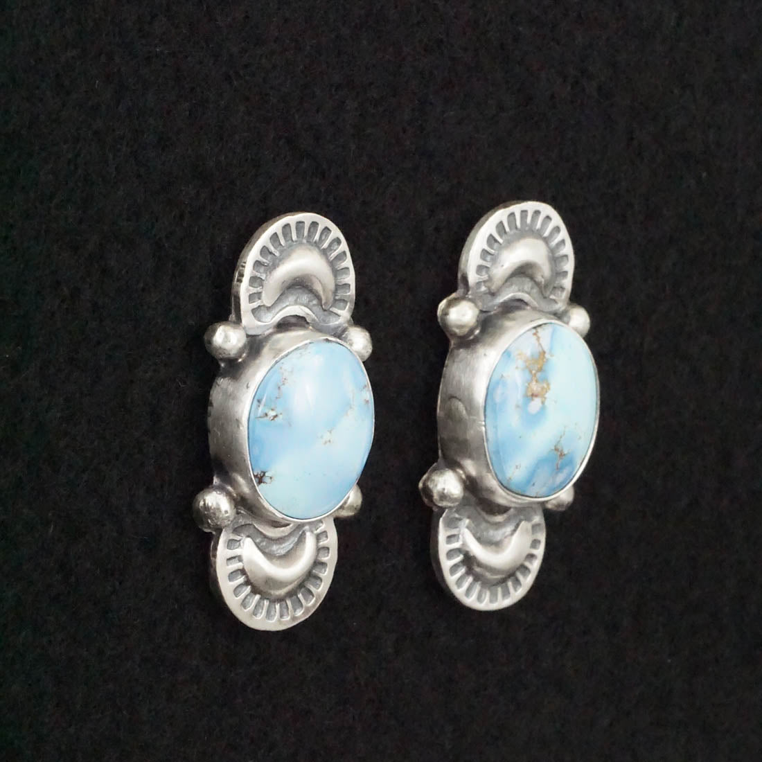 Darrin Livingston Turquoise & Sterling Silver Earrings & Pendant